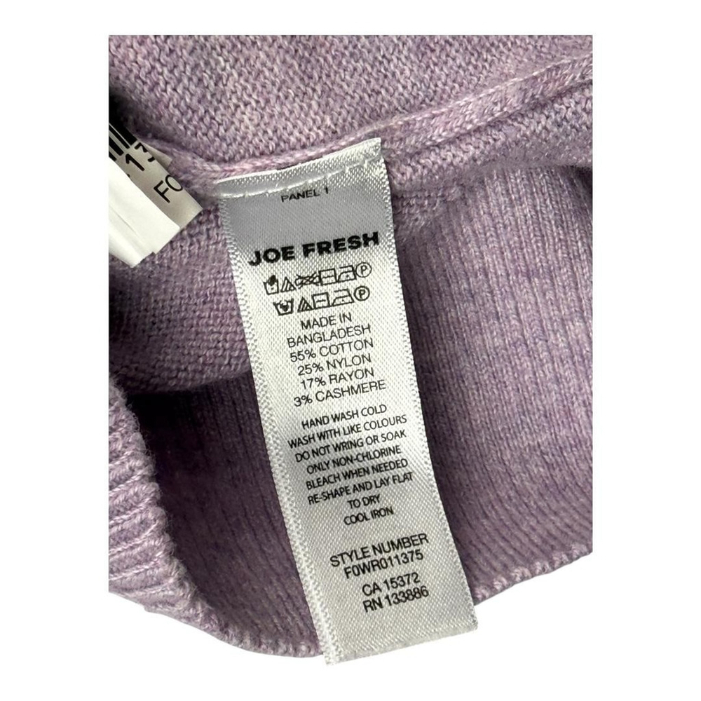 Joe Fresh Sweater Womens XS Turtleneck Lightweight Pullover Long Sleeve Soft - Picture 7 of 8